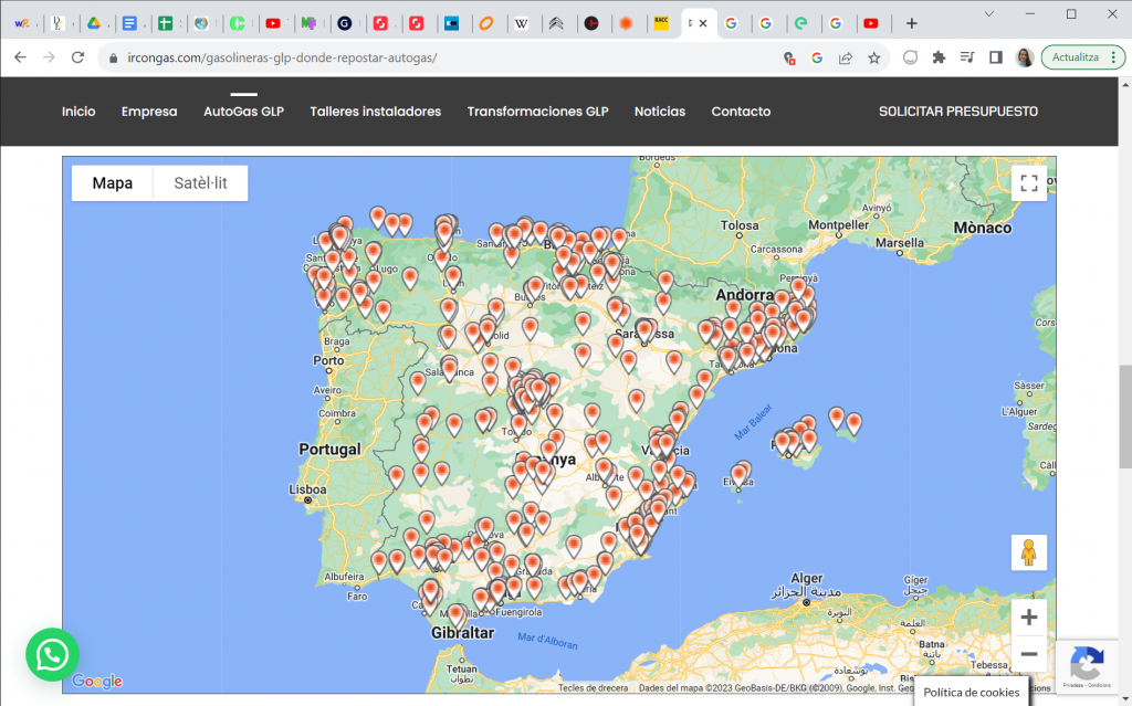 Estaciones de servicio autogas