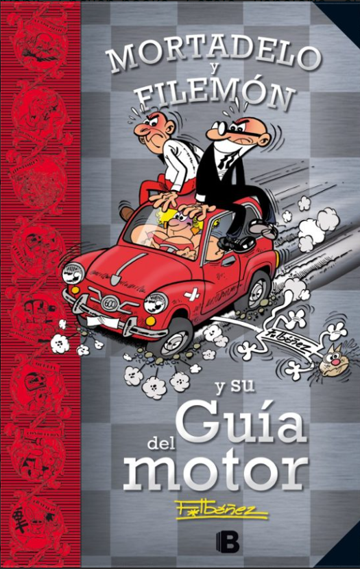 Mortadelo y Filemon guia del motor - Libros para regalar el Día del Libro 2024 a los amantes del motor