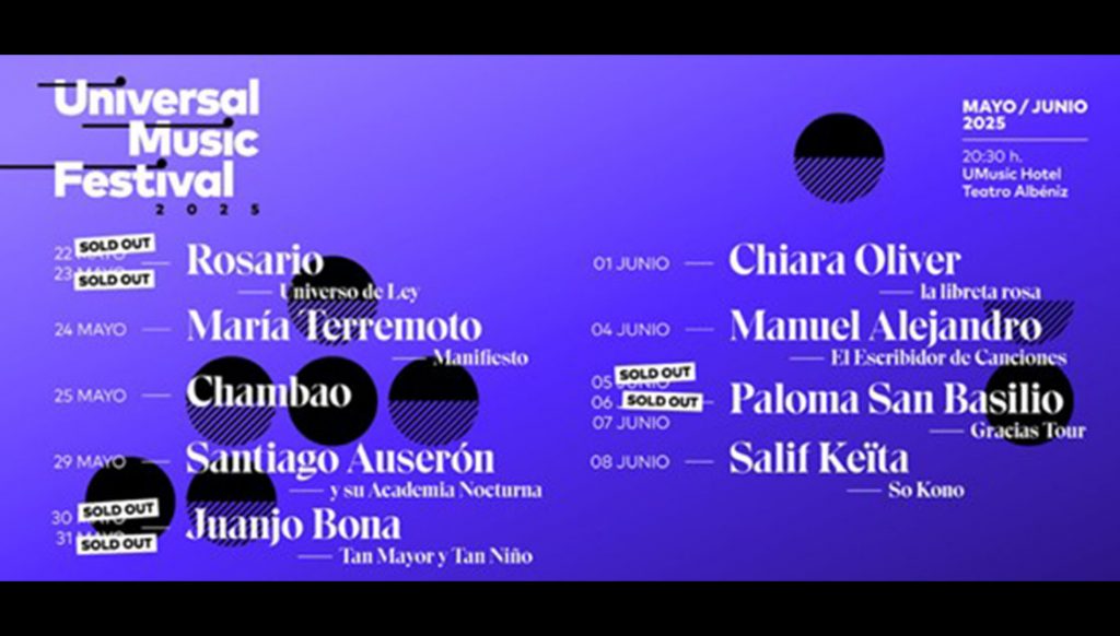 Festivales de música en primavera: los imprescindibles en España universal music festival 2025 1024x582 - Festivales de música en primavera: los imprescindibles en España