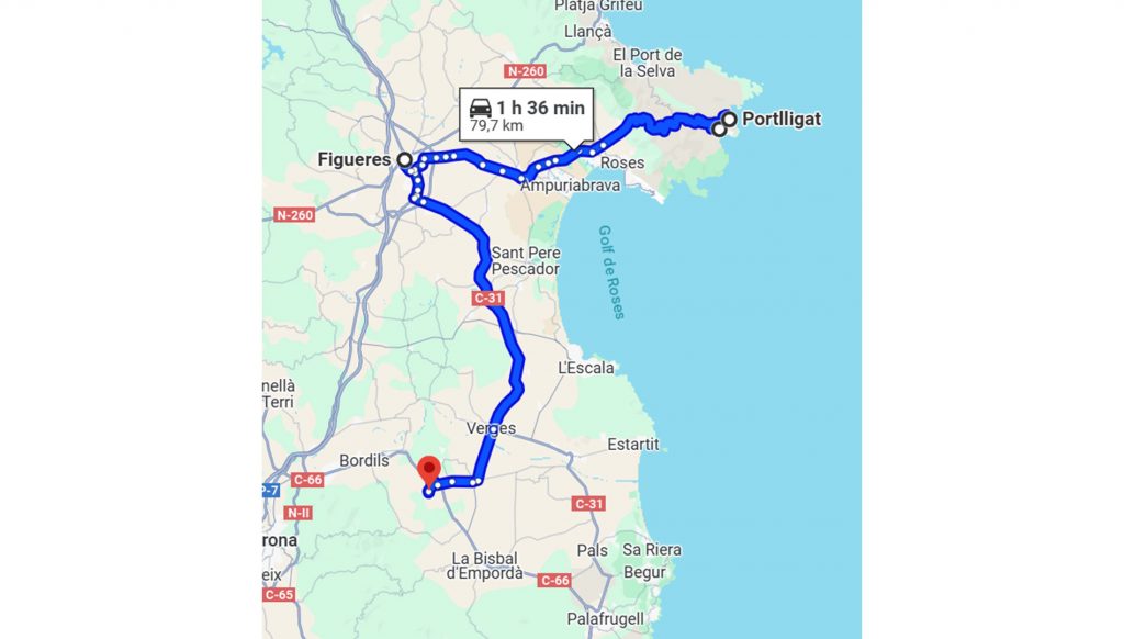Ruta por los pueblos más bonitos de Girona Ruta Cadaques Portlligat y Figueres 1024x582 - Ruta por los pueblos más bonitos de Girona
