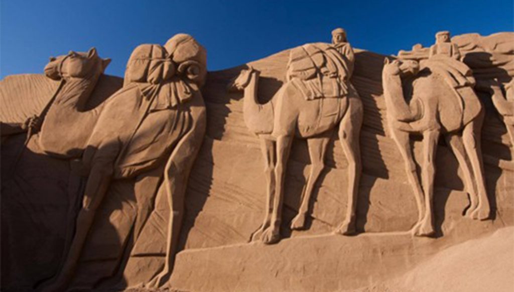 belen de arena Canarias 1024x582 - Top 6 pueblos más bonitos para visitar en Navidad en España