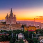 Montaña del Tibidabo en Barcelona