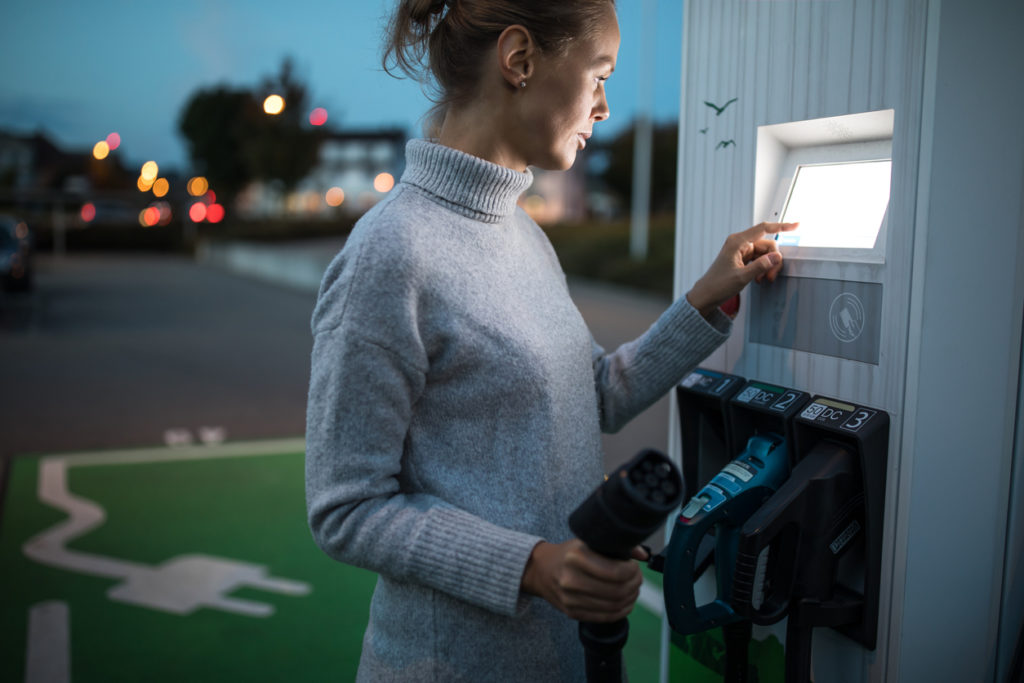 Punto de recarga coche eléctrico
