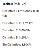 image 3 - Horarios y precios para aparcar en la zona verde y zona azul de Barcelona