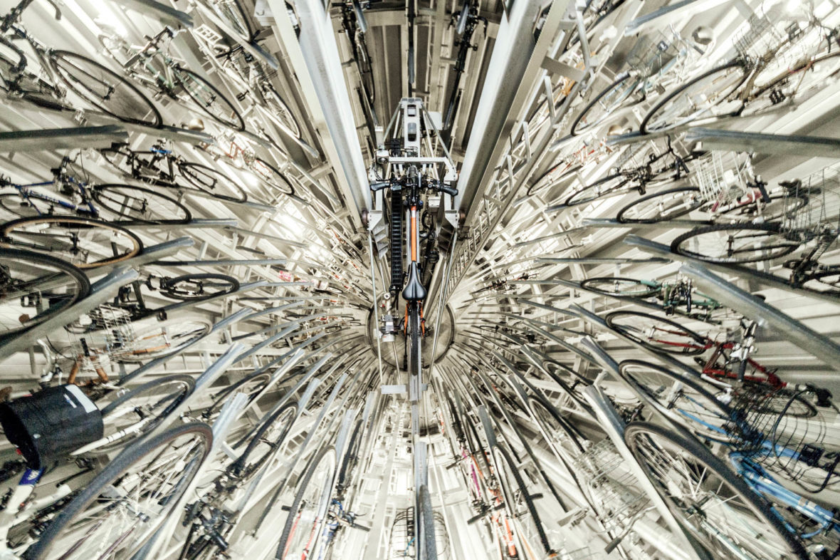 Los 5 parkings más innovadores de bicicletas Imagen portada Japon Eco cycle de Giken 1180x786 - Los 5 parkings más innovadores de bicicletas