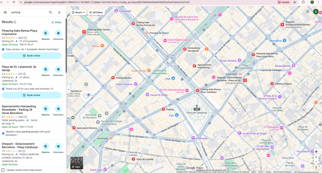 ¿Cómo buscar aparcamiento en Google Maps paso a paso? (móvil y ordenador) image 1024x552 - ¿Cómo buscar aparcamiento en Google Maps paso a paso? (móvil y ordenador)