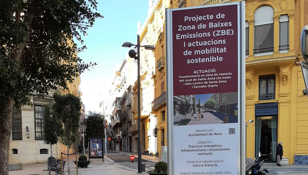 Zonas de Bajas Emisiones (ZBE) en Reus: requisitos, multas y cómo moverse proyecto zona bajas emisiones Reus 1024x582 - Zonas de Bajas Emisiones (ZBE) en Reus: requisitos, multas y cómo moverse