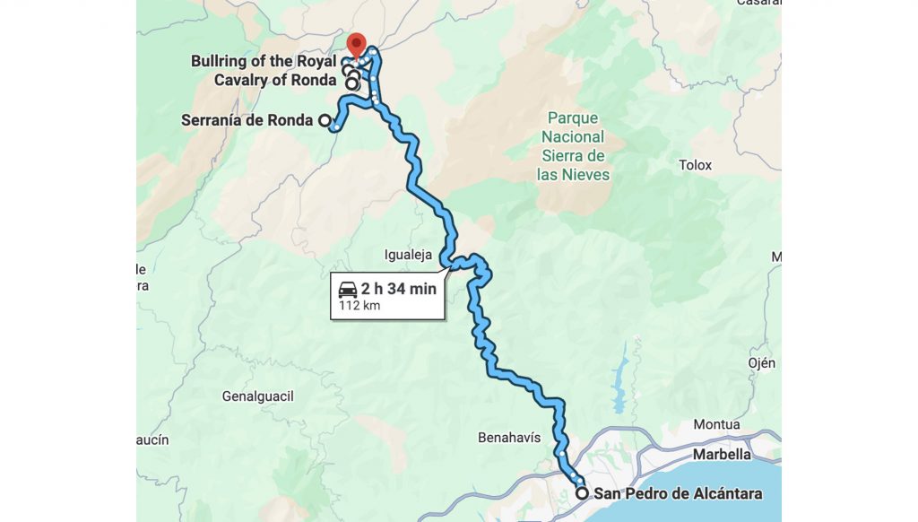 ruta directa slow driving de ronda a san pedro 1024x582 - Slow driving: conoce la nueva forma de viajar y las mejores rutas