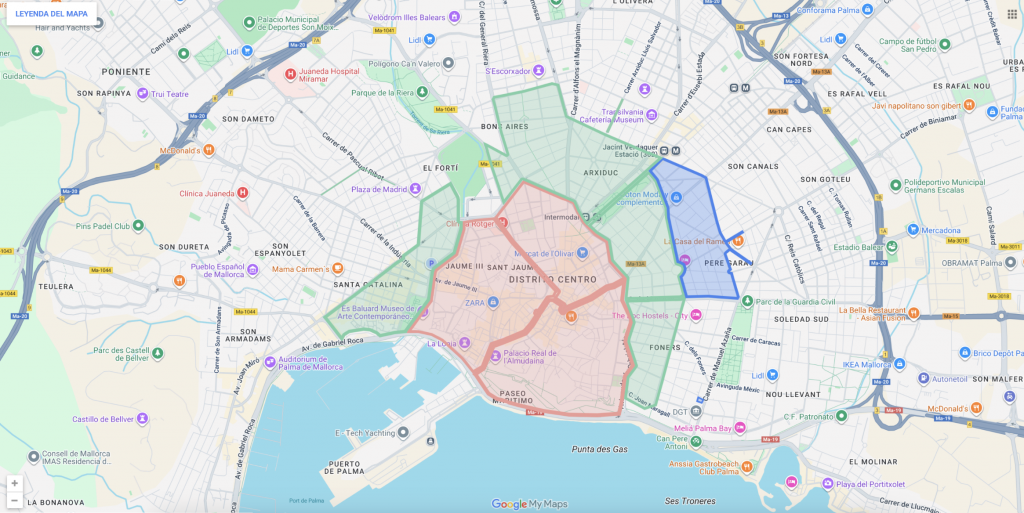 Dónde aparcar gratis en Palma de Mallorca (guía definitiva de zonas y horarios) image 2 1024x513 - Dónde aparcar gratis en Palma de Mallorca (guía definitiva de zonas y horarios)