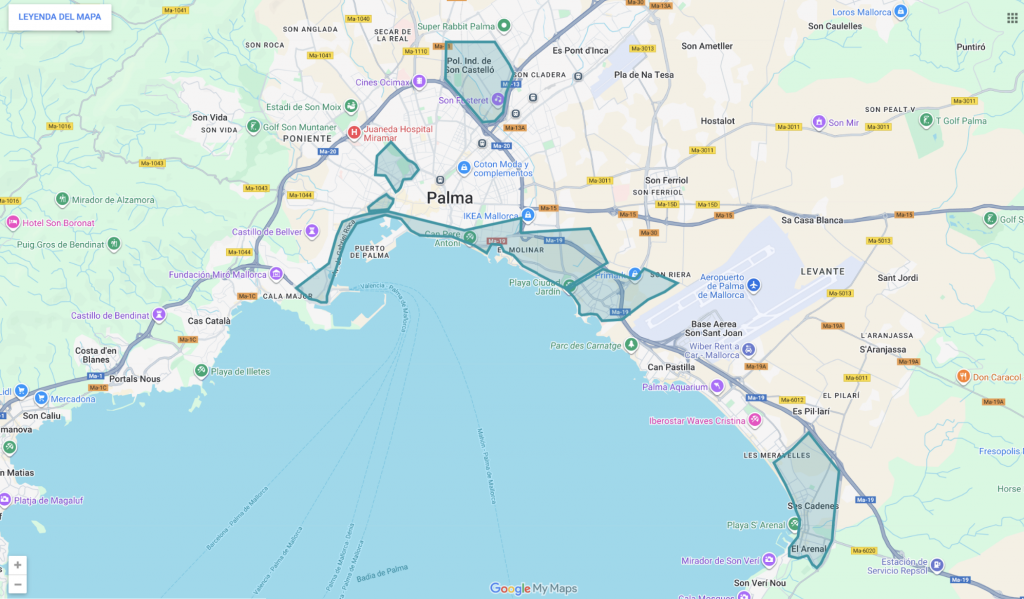 Dónde aparcar gratis en Palma de Mallorca (guía definitiva de zonas y horarios) image 3 1024x599 - Dónde aparcar gratis en Palma de Mallorca (guía definitiva de zonas y horarios)