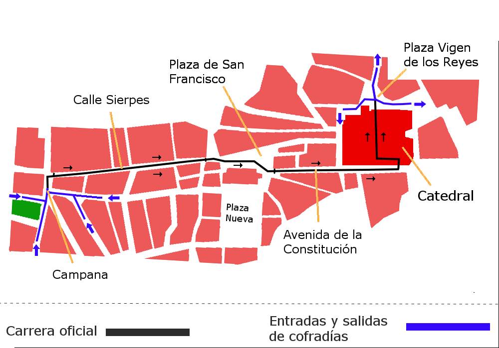 image 1 - D&oacute;nde aparcar en Sevilla en Semana Santa 2026: zonas recomendadas y restricciones