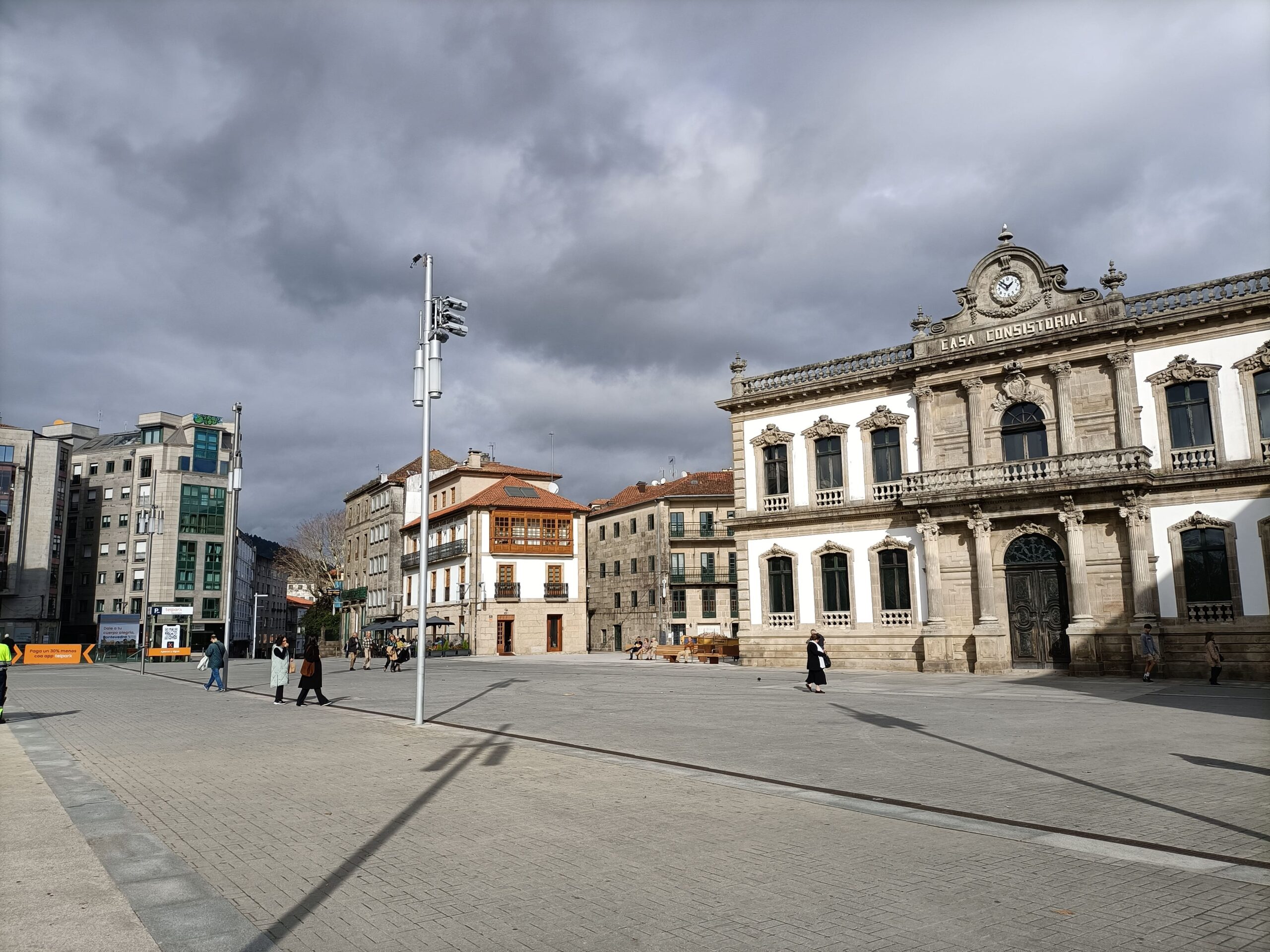 donde aparcar en Pontevedra